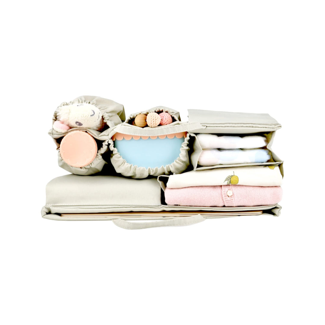 Windeltasche für Newborn Baby Essentials, Handtaschen Organizer für Eltern, Taschenorganizer mit Fac