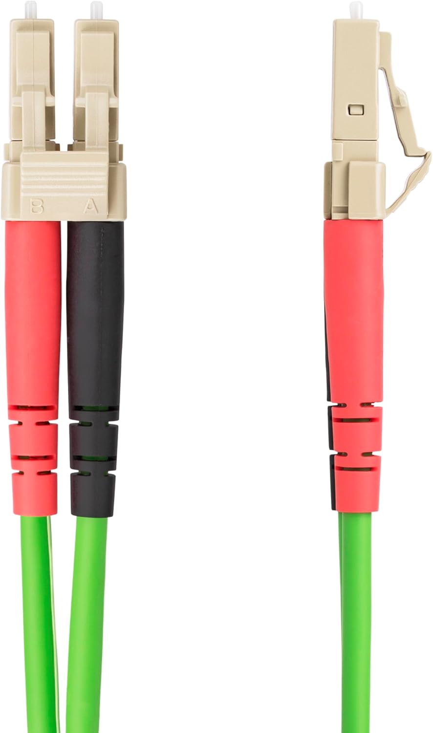 StarTech.com 2m LC zu LC (UPC) OM5 Multimode Glasfaserkabel, 50/125µm Duplex LOMMF Zipcord, 40G/100G
