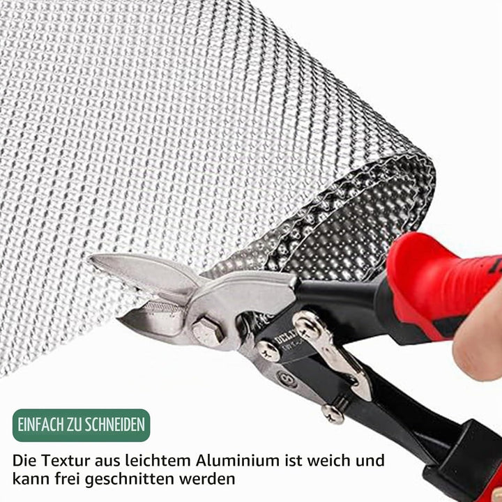 Hitzeschutzblech, 100cm x 40cm Aluminium Hitzeschutzmatte Hitzeschutzblech Auspuff Kann Geschnitten