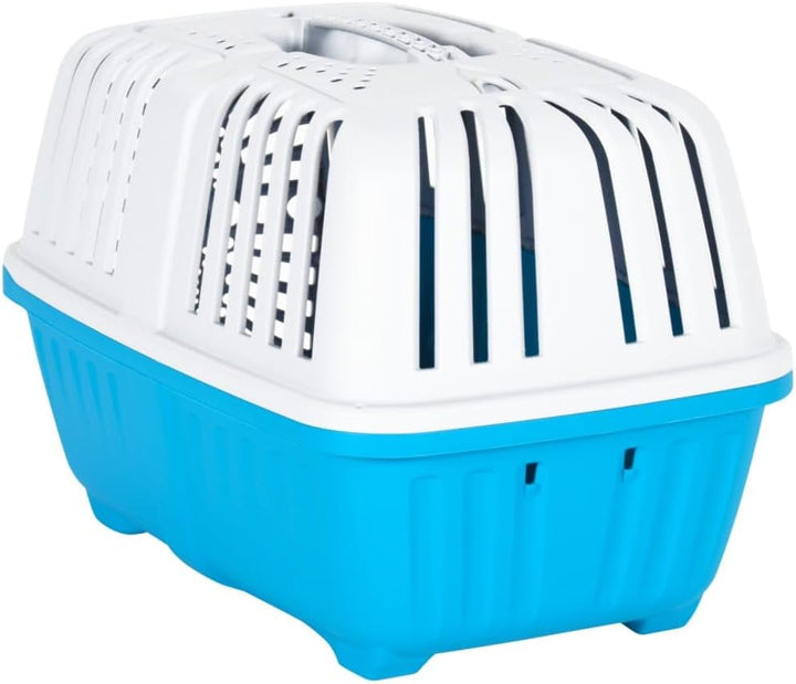 vidaXL Transportbox für Haustiere, Haustierbox mit Lüftungsschlitze, Hundebox mit doppelter Verriege