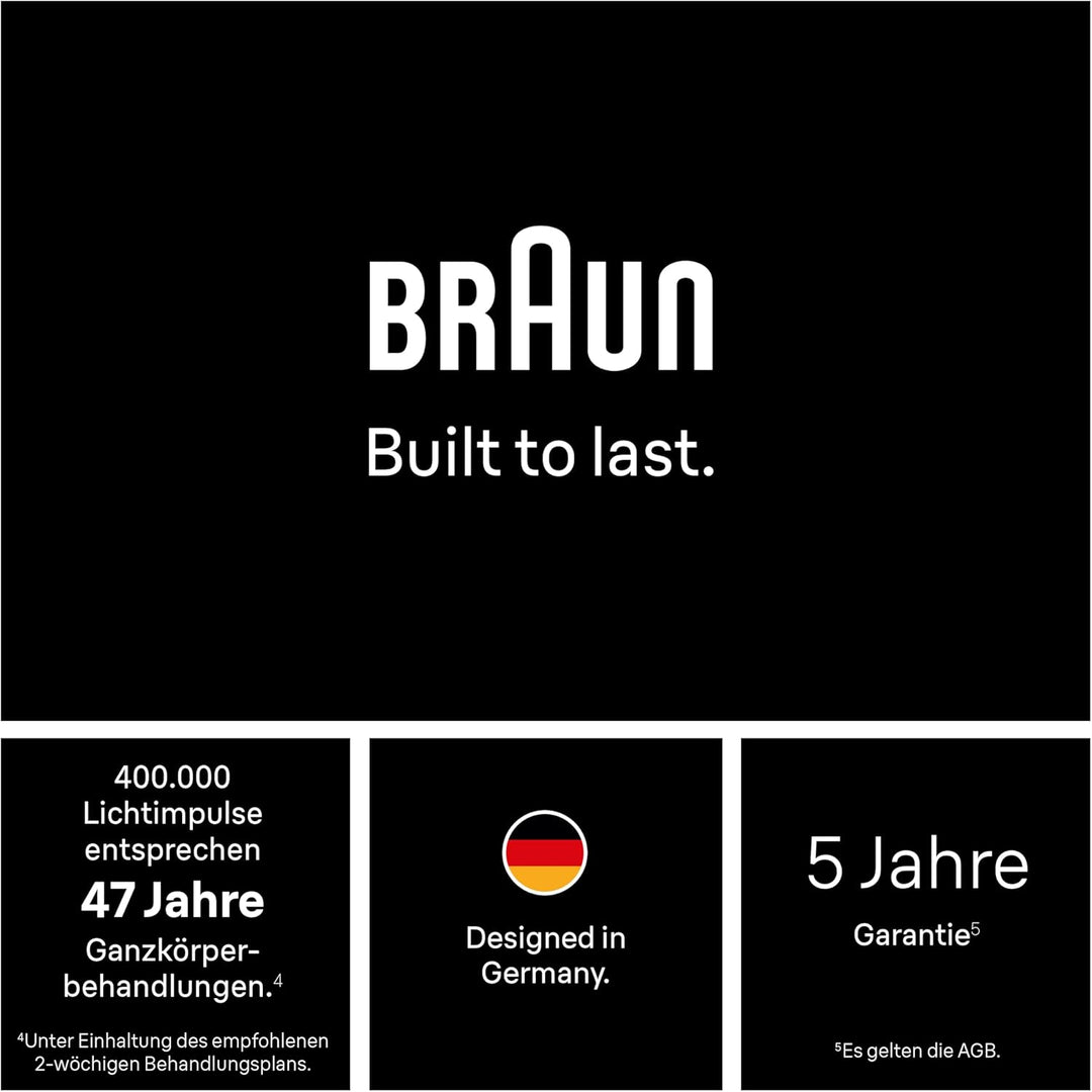 Braun Smart IPL Geräte Haarentfernung Skin i·expert 7 — Professionelle Dauerhafte Laser Haarentfernu