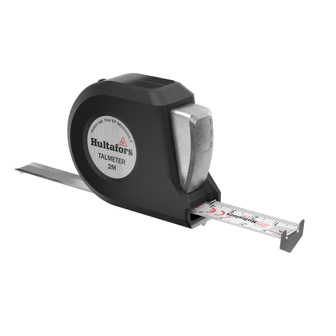 Talmeter Bandmass 2 Meter I Hultafors I 7-in-1 Massband mit einzigartiger Mess- und Anreissfunktion