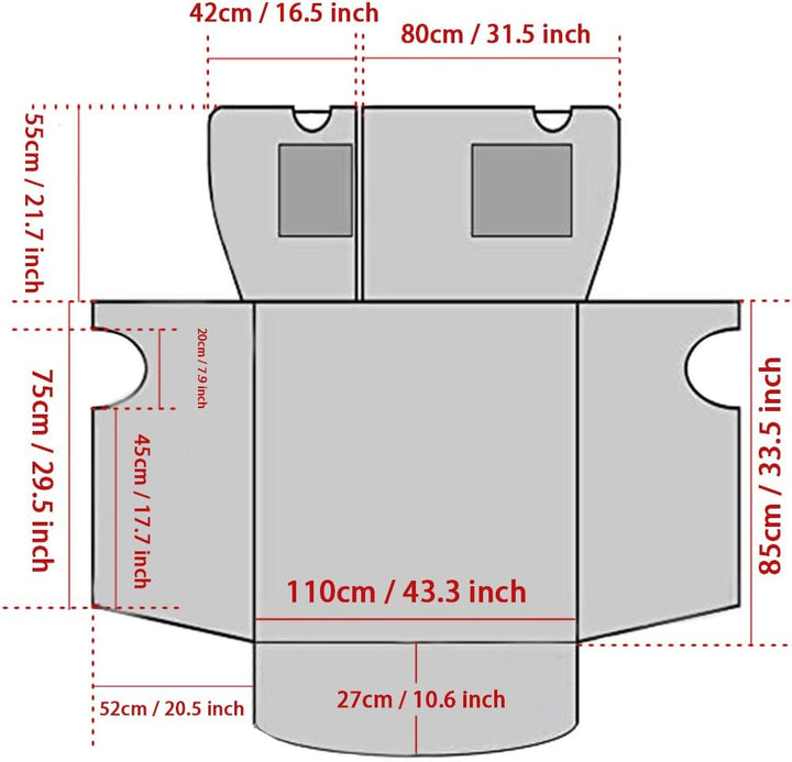 psler ® Kofferraumabdeckung Lagerung für Wrangler JK 2007-2017 and für Wrangler JL 2018-2023 For JK
