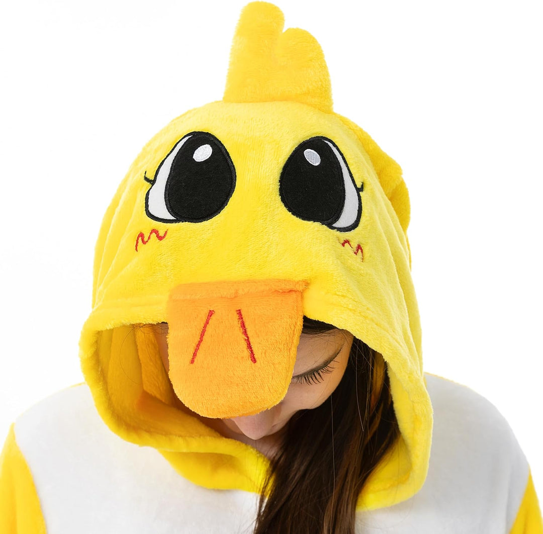 Katara 1744 (30+ Designs) Enten-Kostüm Küken, Unisex Onesie/Pyjama-Qualität für Erwachsene & Teenage