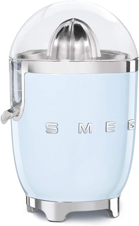 SMEG, Elektrische Zitruspresse CJF11PBEU, tropfsicherer Auslauf und Universalkegel, rutschfeste Stel