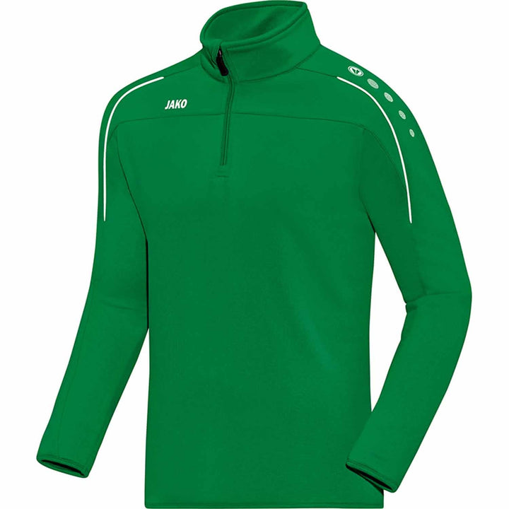 JAKO Unisex Kinder Ziptop Classico Trainingsziptop (1er Pack), Sportgrün