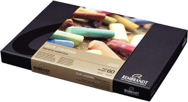 Tar Lenth Japan Rembrandt Weiche Pastellkreiden - Box mit 60 halben Kreiden