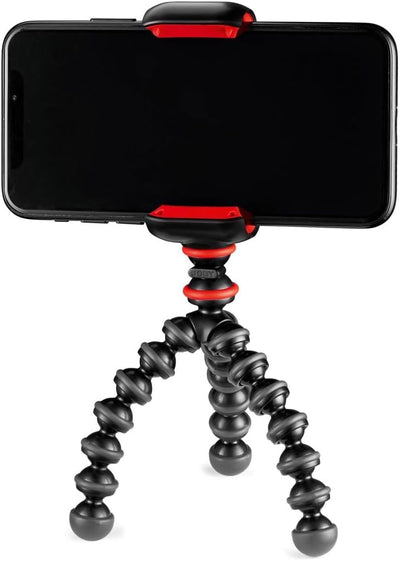 JOBY GorillaPod Starter Kit, Vielseitiges Flexibles Mini-Stativ mit Universeller Smartphone-Klemme,