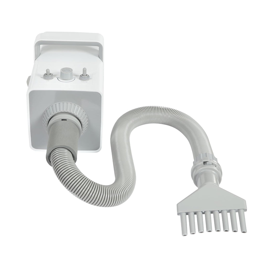 Haustiertrockner 2800W mit 4 Düsen, Weiss | Hundeföhn für Hunde & Katzen, 57 dB, 68 m/s Luftstrom, 2