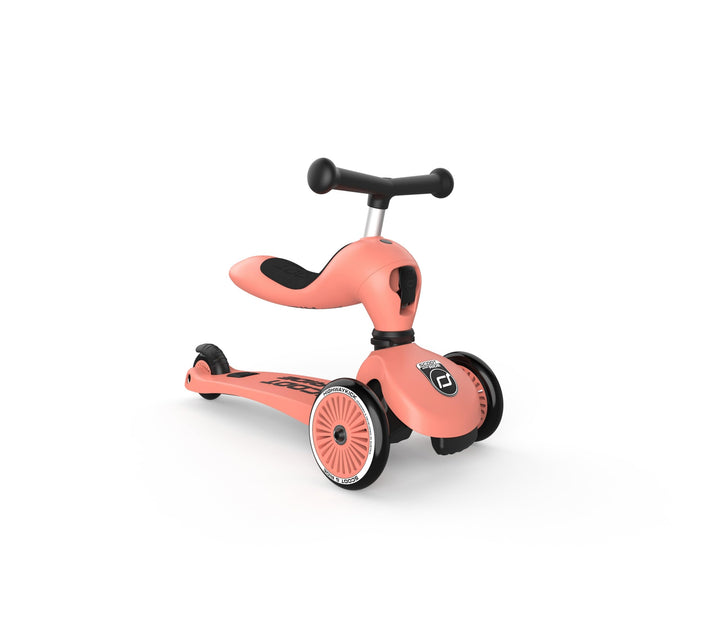 Scoot & Ride Unisex – Babys Highwaykick 1 Kickboard mit Sitz