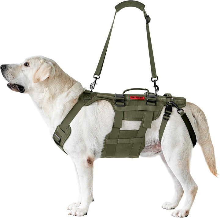OneTigris Hebegeschirr, Invictus Unterstützung Hundegeschirr für Mittelgrosse Grosse Hunde, Sicherhe