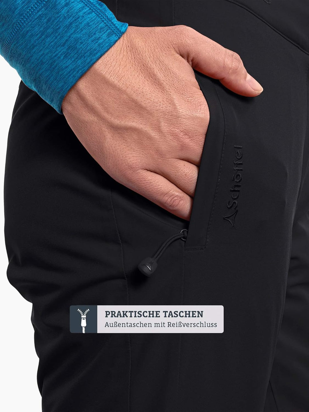 Schöffel Damen Ski Pants Pinzgau1, wind- und wasserdichte Schneehose mit 2-Wege-Stretch, atmungsakti