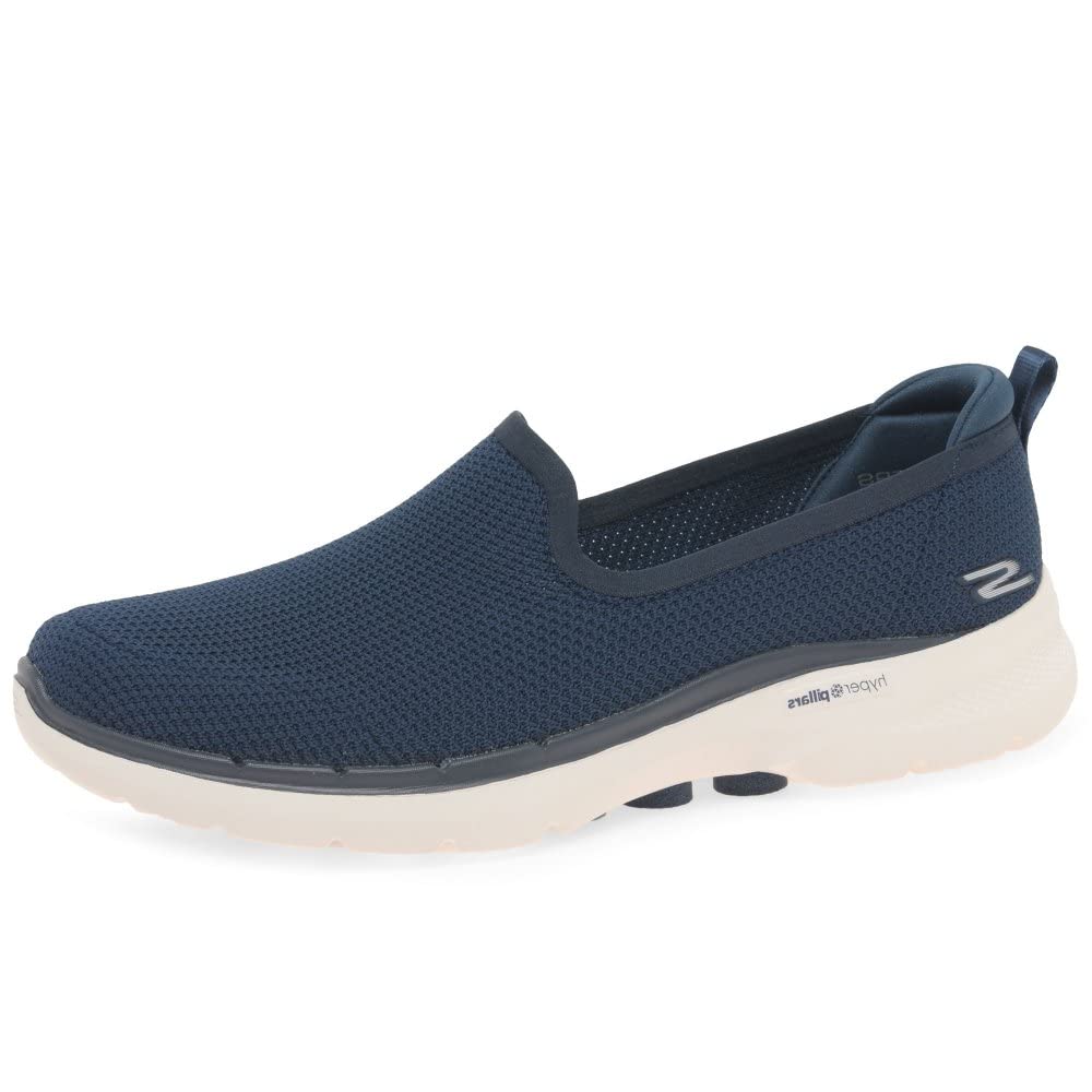 Skechers Performance Women's Damen Go Walk 6 - Clear VirtueSneaker 37 EU Navy, 37 EU Navy