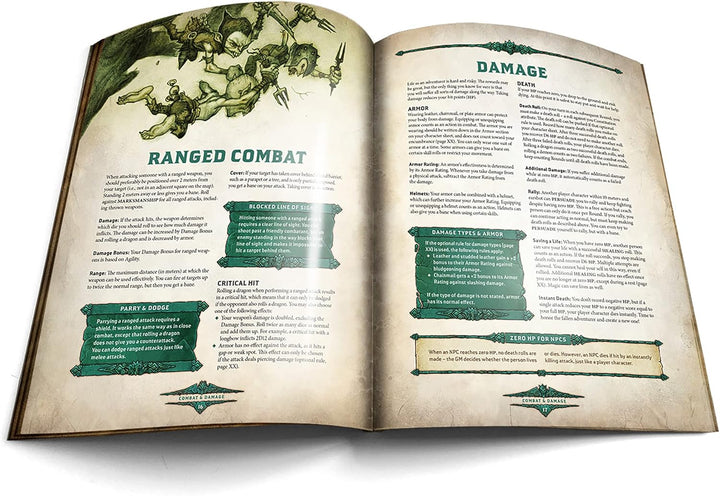 Dragonbane: RPG Core Set - Mirth & Mayhem Boxed Set, Free League Publishing, Includes-Dice, Rulebook