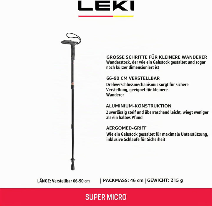 LEKI Super Micro Einheitsgrösse, Einheitsgrösse