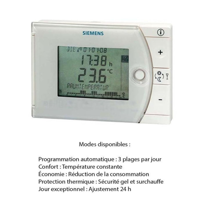 SIEMENS - BPZ:REV24 Raumtemperatur Thermostat für Heiz-/Kühlsysteme
