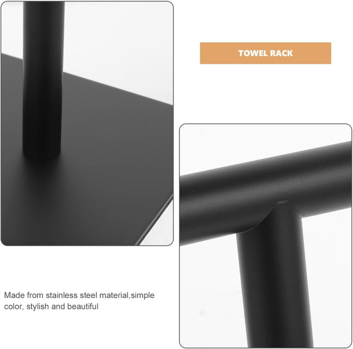 Handtuchhalter Stehend Aus Rostfreiem Edelstahl - Freistehender Tuchständer Für Badezimmer Und Küche
