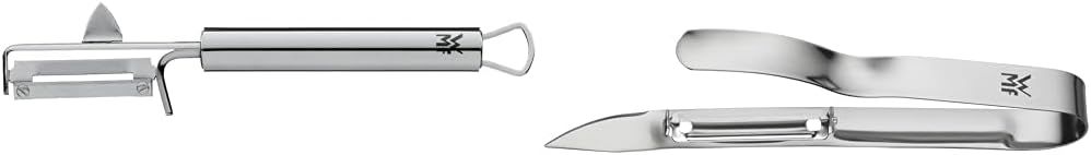 WMF Profi Plus Kartoffelschäler Pendelklinge 19 cm, Pendelschäler einschneidig & Gourmet Spargelschä