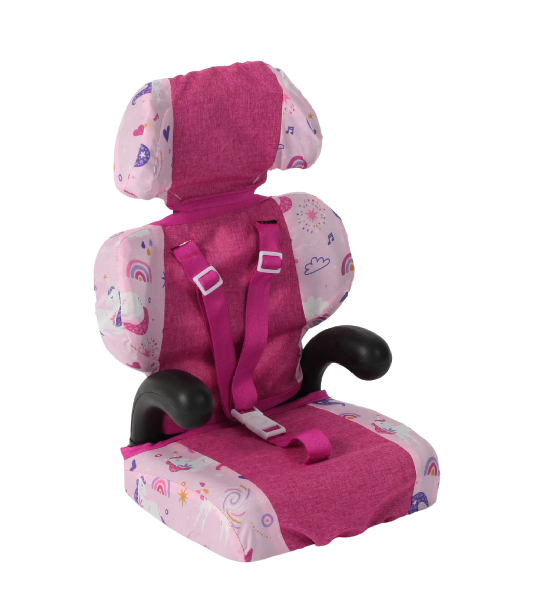 Bayer Chic 2000 - Puppenautositz für Babypuppen, Puppenzubehör, Autositz für Puppen, Einhorn, pink