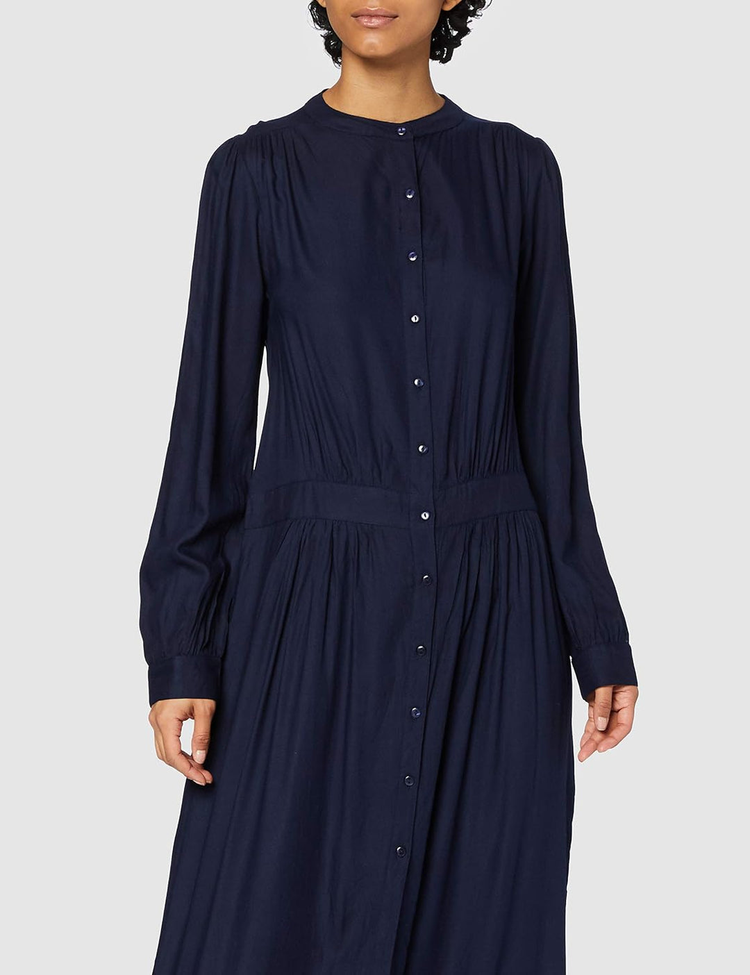 SPARKZ COPENHAGEN Damen Tara Long Dress Kleid S Blau (Navy 780), S Blau (Navy 780)