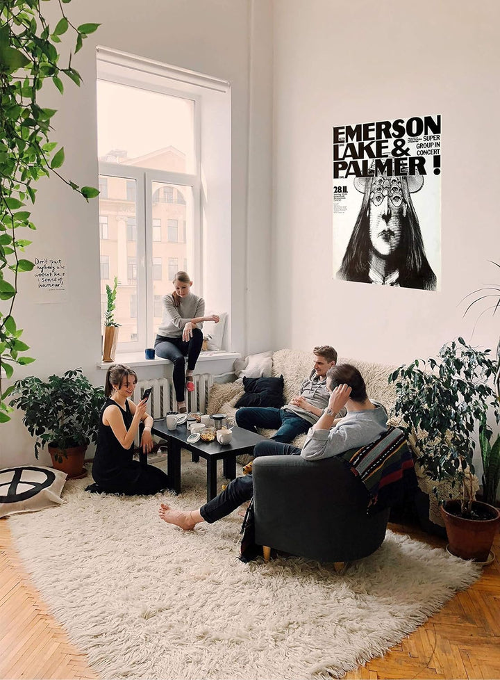 Emerson, Lake & Palmer - Tarkus, Frankfurt 1970 » Konzertplakat/Premium Poster | Live Konzert Verans