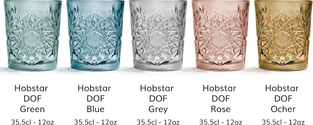 Libbey »Hobstar« Trinkglas Inhalt:6 x 0,35 Liter, rose Rosa, Rosa