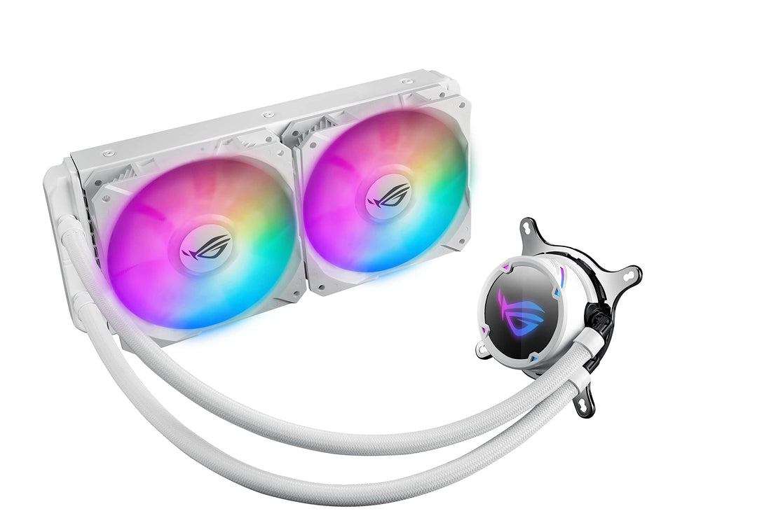 ASUS ROG Strix LC 240 RGB adressierbare RGB-Radiatorlüfter (3x 120 mm Lüfter, AIO Wasserkühlung, Aur