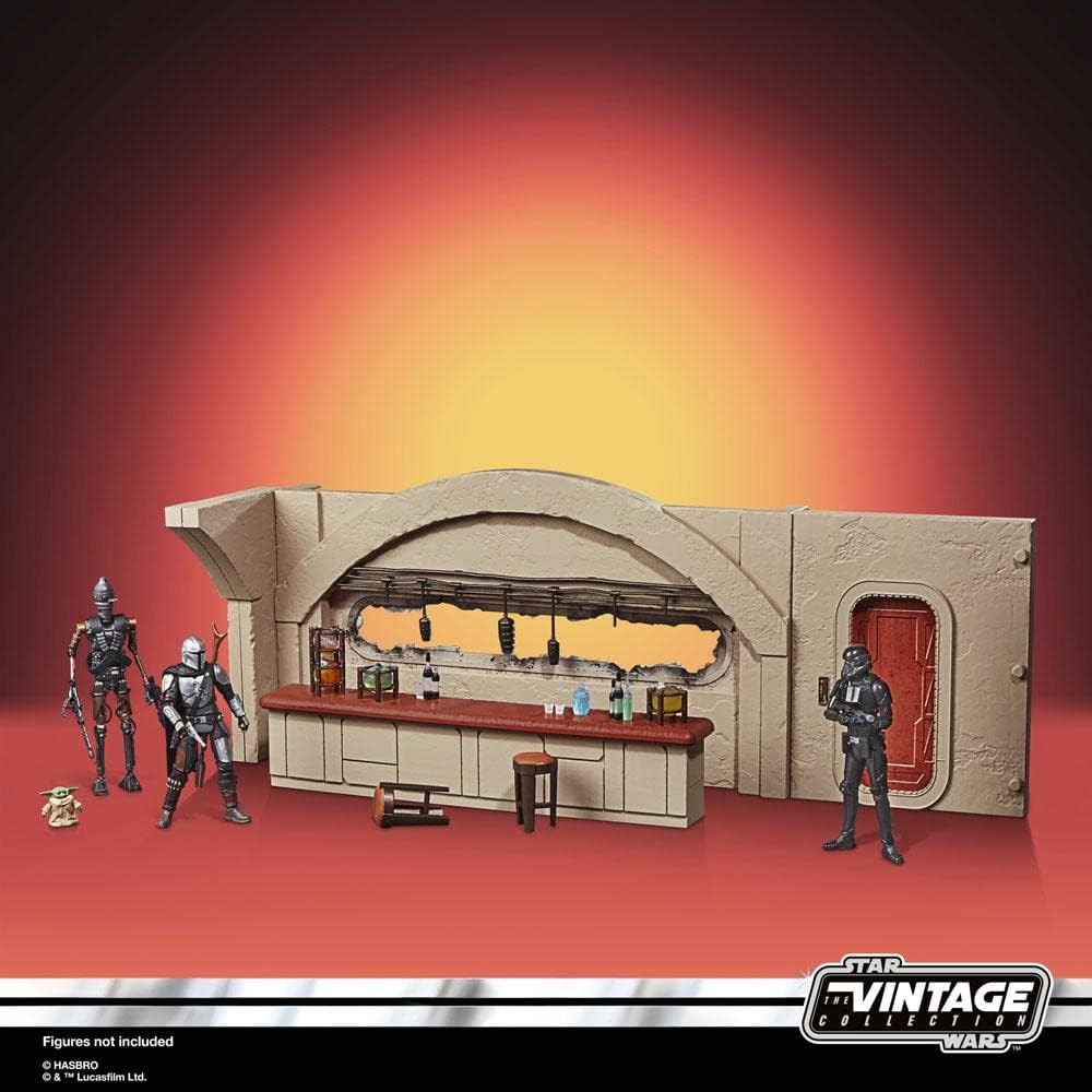 Star Wars The Vintage Collection The Mandalorian Nevarro Cantina Spielset, Imperialer Death Trooper