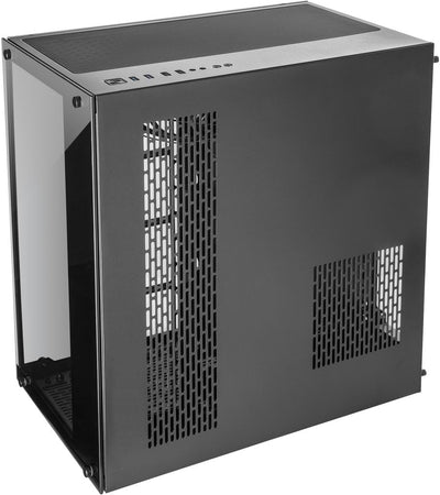 Inter-Tech C-701 Panorama ATX Gehäuse, Tempered Glass, Schwarz, 88881327