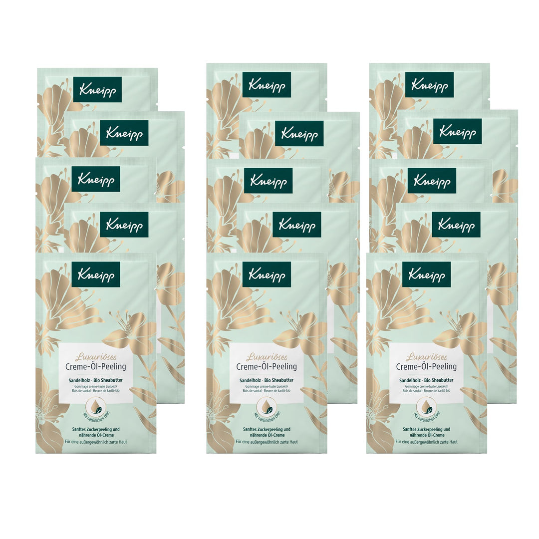 Kneipp Luxuriöses Creme-Öl-Peeling - Körperpeeling mit Bio Sheabutter und feinen Zuckerkristallen -