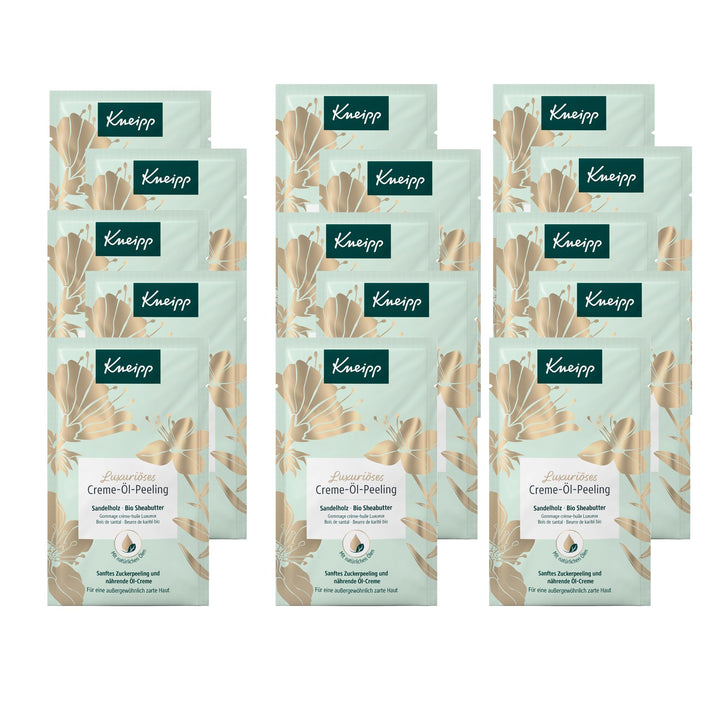Kneipp Luxuriöses Creme-Öl-Peeling - Körperpeeling mit Bio Sheabutter und feinen Zuckerkristallen -