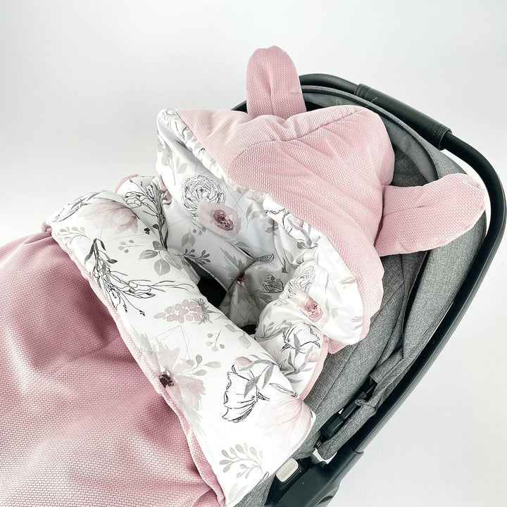Baby Fusssack für Babyschale leicht dünn ganzjährig Übergang Frühling, Babyfusssack Übergang Frühlin