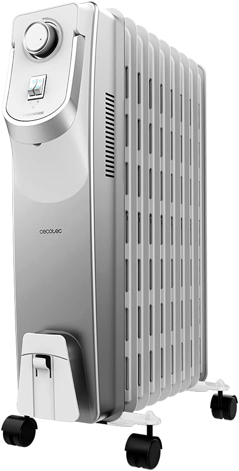 Cecotec Öl-Radiator ReadyWarm 9000 Space 360º. 2000 W, 9 Module, 3 Leistungsstufen, Kabelaufbewahrun