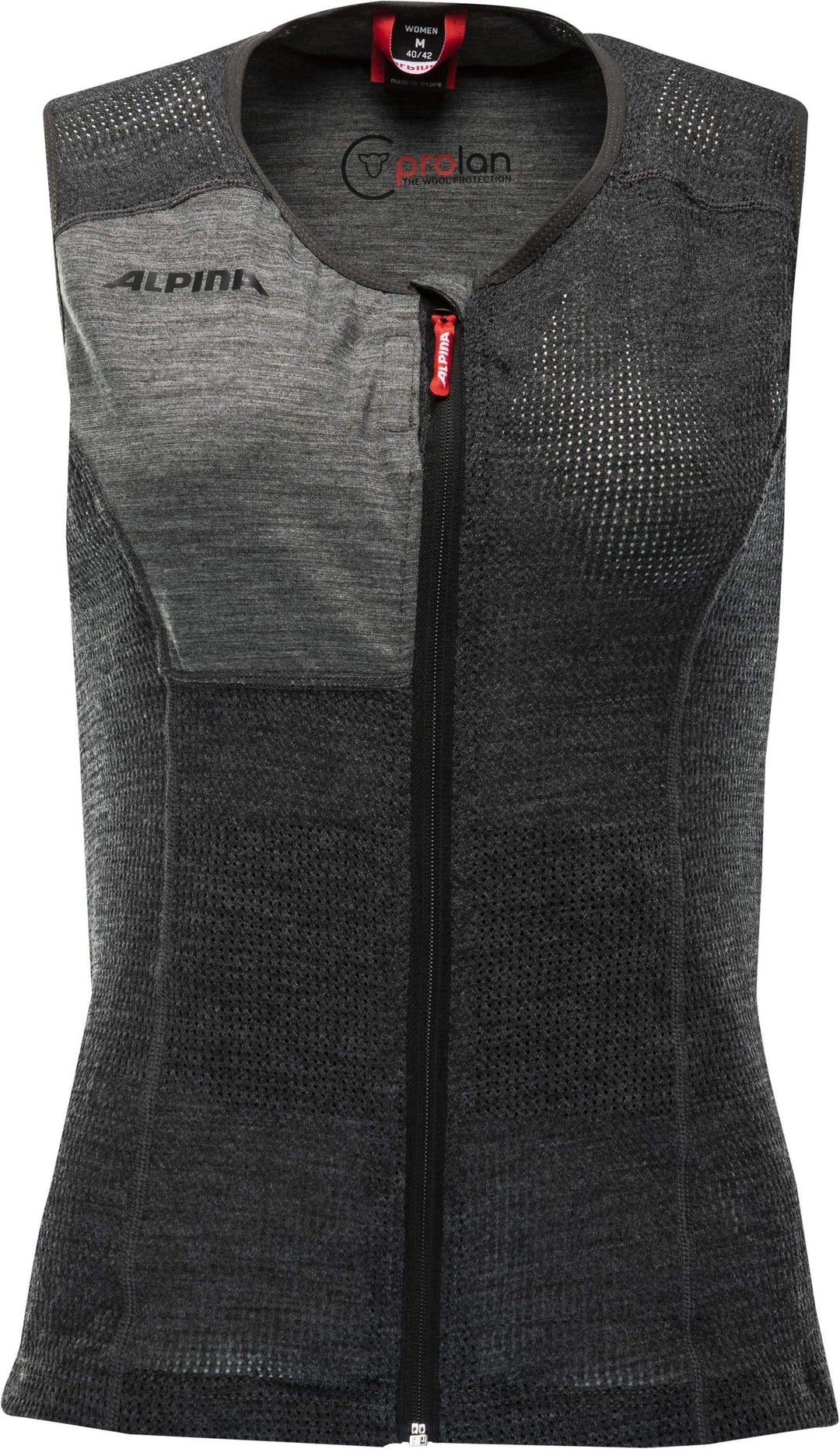ALPINA PROLAN WOMEN VEST - Nachhaltiger, Atmungsaktiver &amp; Individuell Einstellbarer Rückenprotektor