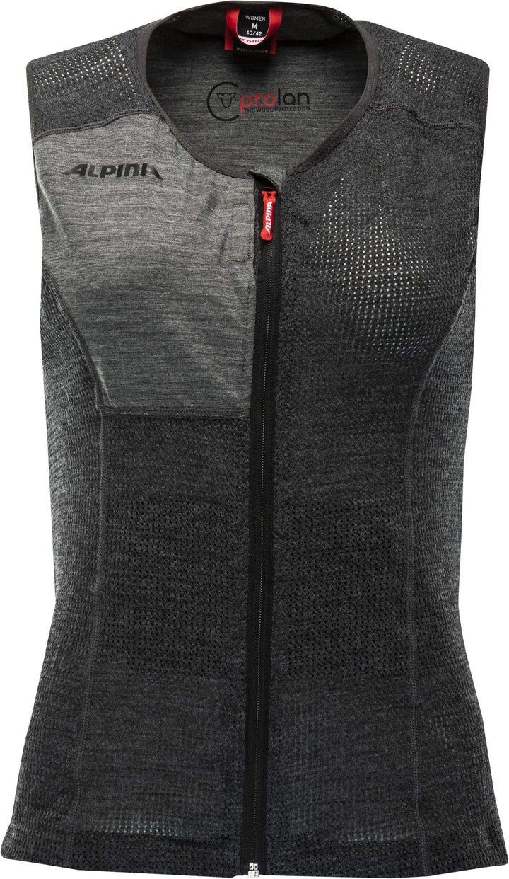 ALPINA PROLAN WOMEN VEST - Nachhaltiger, Atmungsaktiver &amp; Individuell Einstellbarer Rückenprotektor