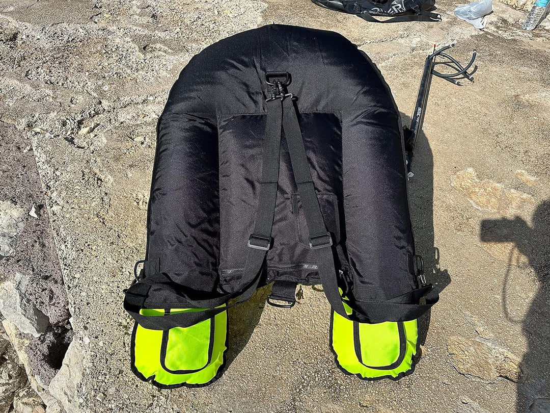 SEAC Unisex-Adult Bridge aufblasbarer Schwimmkörper für Freitaucher und Speerfischer, mit Schulterri