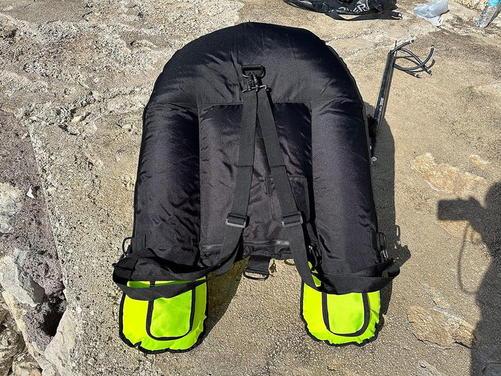 SEAC Unisex-Adult Bridge aufblasbarer Schwimmkörper für Freitaucher und Speerfischer, mit Schulterri