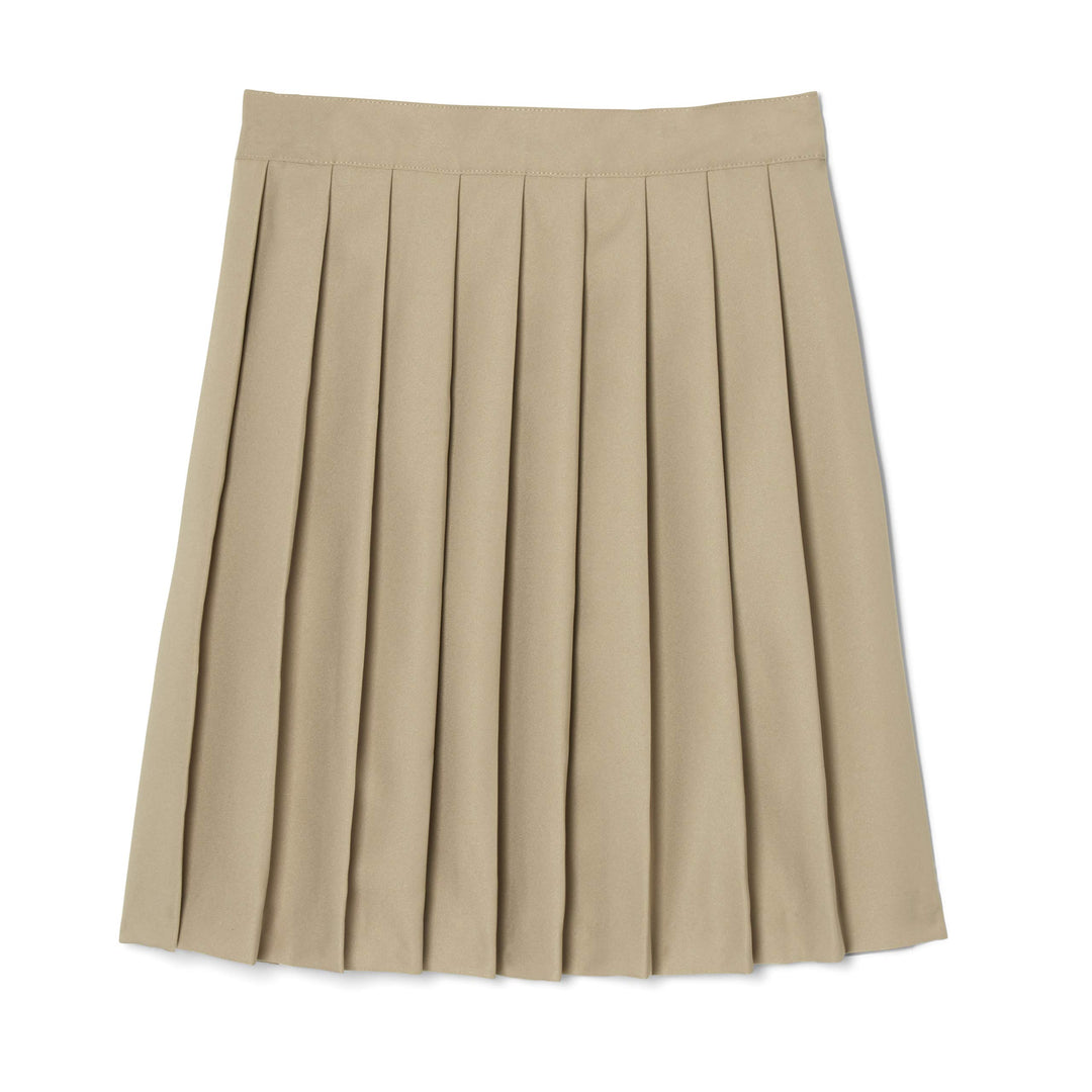 French Toast Girls Size' Pleated Skirt, Khaki, 10.5 Plus