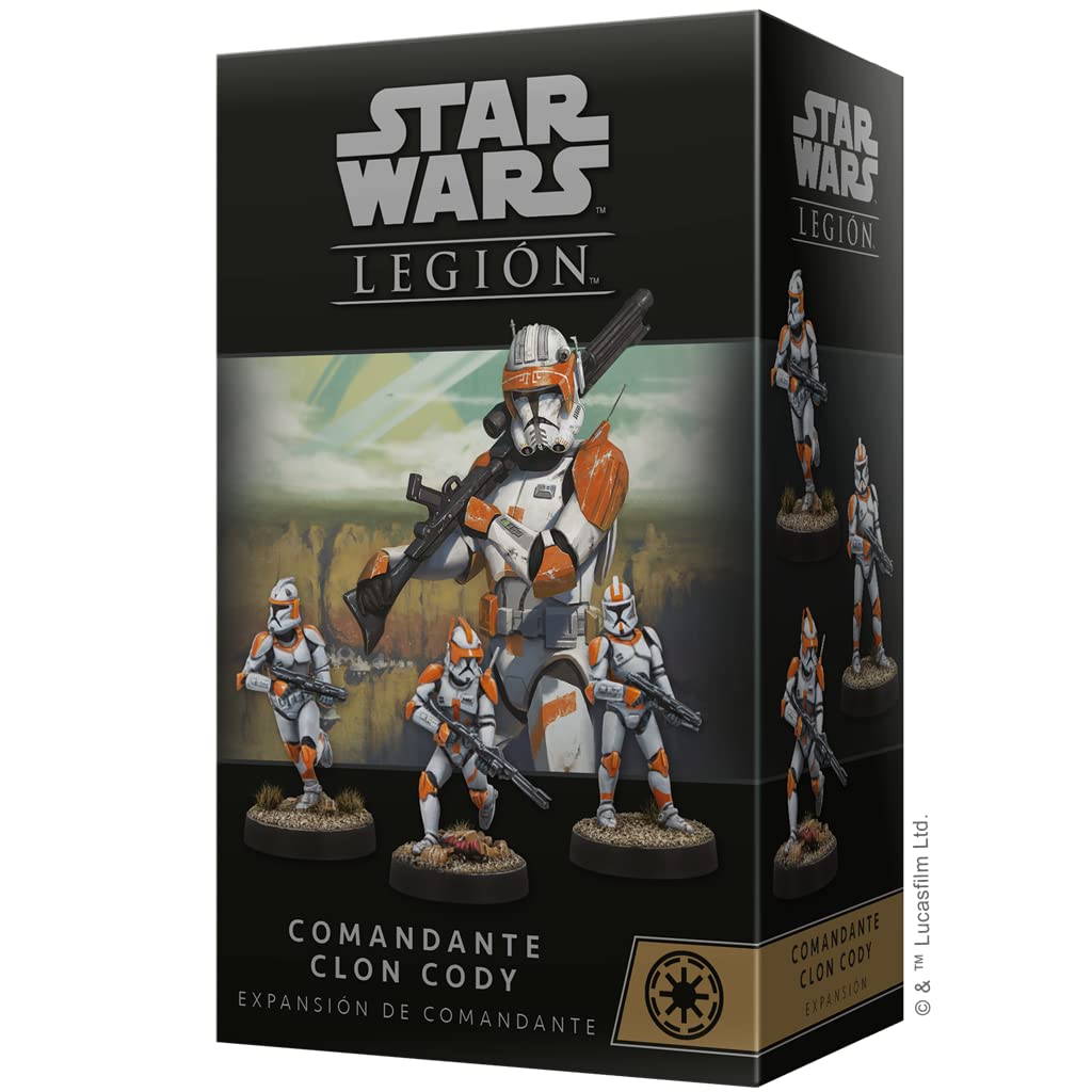 Star Wars Legion - Kommandant Clon Cody - Miniaturspiel auf Spanisch