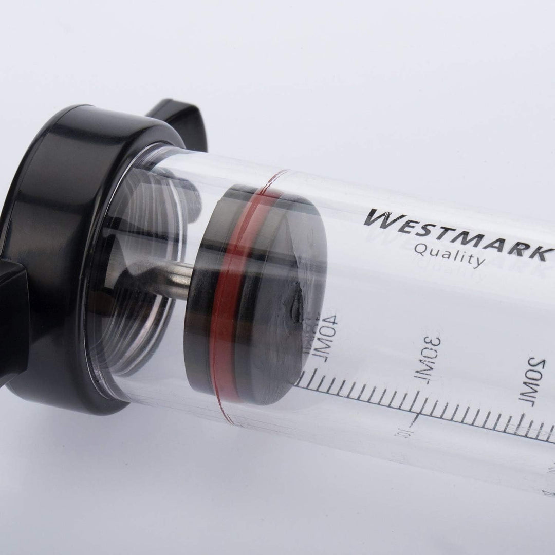 Westmark Marinierspritze mit abnehmbarer Nadel, Länge: 22,5 cm, Mit Skala bis 1,5 oz/50 ml, Kunststo