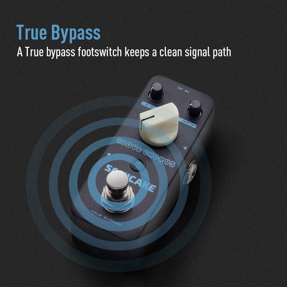 SONICAKE Chorus Gitarre Effektpedal Classic BBD Analog Cloud Chorus True Bypass, Chorus