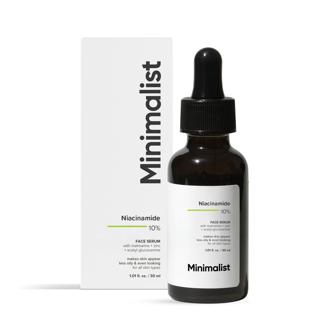 Minimalist Gesichtsserum mit 10% Niacinamid für Aknenarben, Hautunreinheiten und Ölausgleich mit Zin