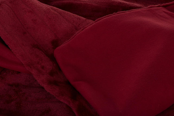 Felldecke Kuscheldecke Nerzfelloptik - 150 x 200 cm | 1150g - Rot Rot 150 x 200, Rot 150 x 200