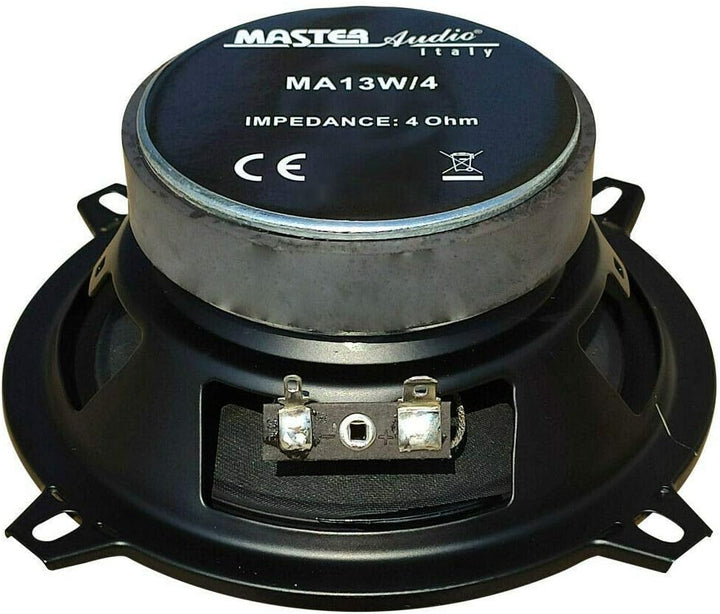 MASTER AUDIO 1 MA13W/4 MA 13W/4 professionele woofer 13,00 cm 130 mm 5" 80 watt rms 160 watt max 4 o