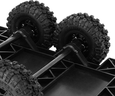 INJORA Nutzanhänger mit Anhängerkupplung für 1/18 RC Crawler Auto TRX4M Upgrade