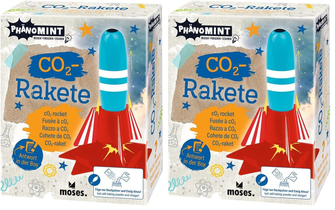 moses. PhänoMINT CO2 - Rakete, Experimentier-Set für kleine Raketenwissenschaftler, Kunststoff-Raket
