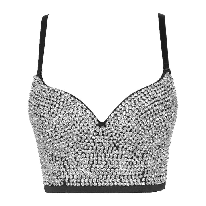 Woboren Damen Korsett Bustier BH Dessous Tank Top Trägertop Crop Top Corsage Schlanke Weste 