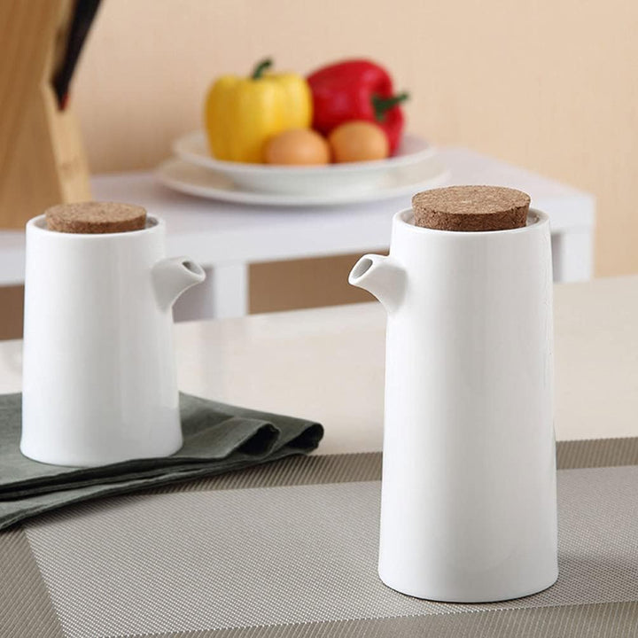 Lurrose Keramik-Ölspender, japanischer Stil, für Olivenöl, Sojasauce, Essig, Essig, Flüssigkeit, Gew