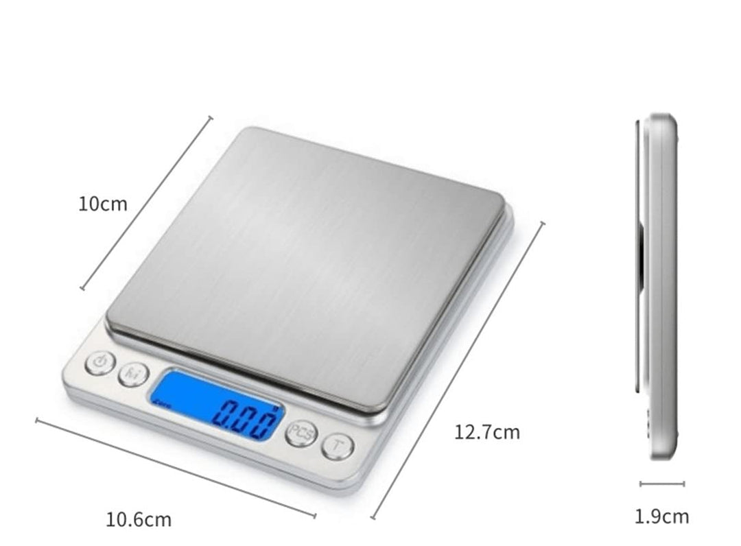 Ziyan Digitale Küchenwaage Haushaltswaage Küchen Waage Digitalwaage 2kg / 0.1 Gramm