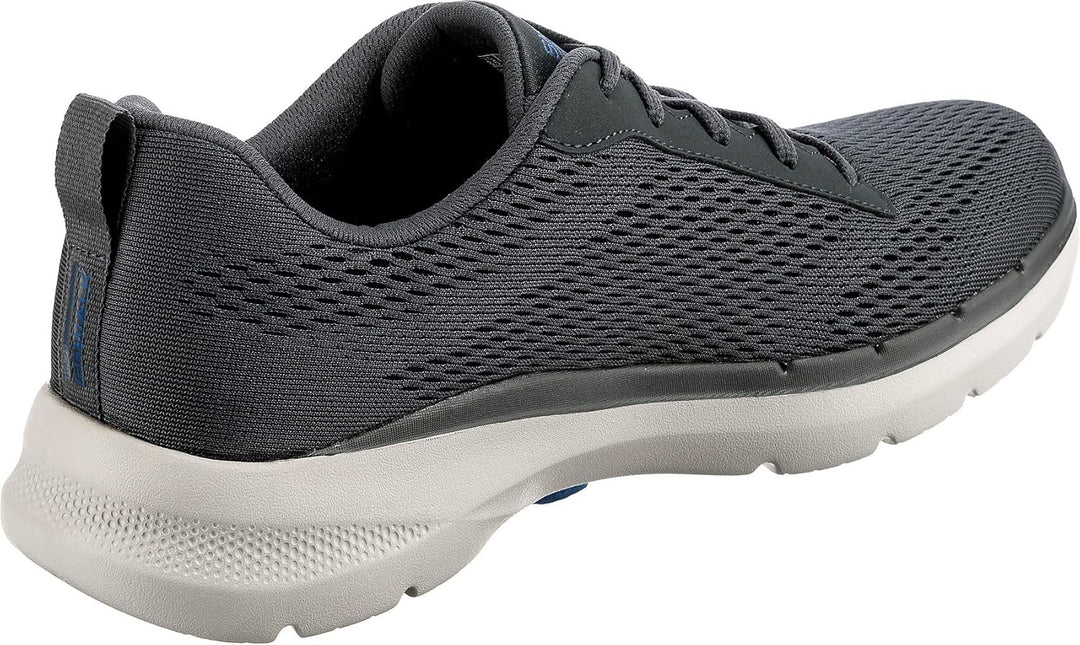 Skechers Herren Sneakers 41 EU Charcoal Textile Synthetic, 41 EU Charcoal Textile Synthetic
